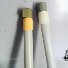 物干し竿　2本セット　プラスチック系　伸びます　の画像
