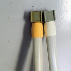 物干し竿　2本セット　プラスチック系　伸びます　の画像