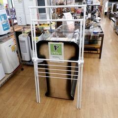 物干しラック 幅73×奥行61×高さ135㎝ 折りたたみ式物干しラック 洗濯用品 西岡店の画像