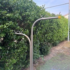 お取引中　屋外用　ステンレス　物干し台の画像