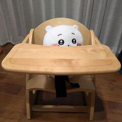★テーブル付き　2WAY★　木製ローチェアの画像