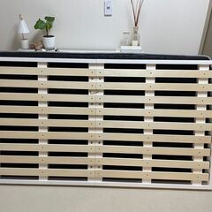差し上げます　すのこ　すのこベットフレーム（マットなし）の画像