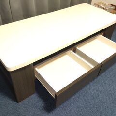 旭川市内　ニトリ　センターテーブル　引き出し付き　ローテーブルの画像