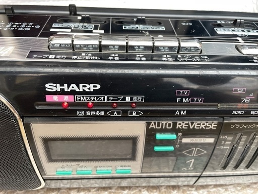 フ*S様 鹿006 SHARP QT88MKⅡ ラジカセ Yahoo!オークション
