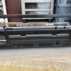 SHARPラジカセ黒の画像