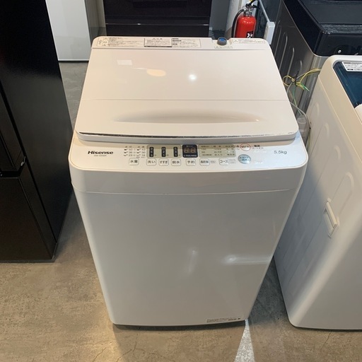 【ジモティー割】Hisense 2021年製　5.5kg 洗濯機 （ID1225）