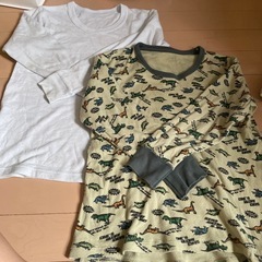 子供　長袖　古着　下着　の画像