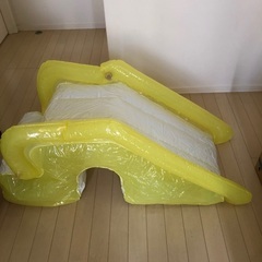 プール用　滑り台　シャワーホース付きの画像