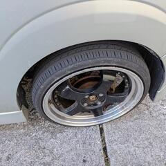 軽自動車サイズ17インチアルミホイールの画像
