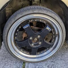 軽自動車サイズ17インチアルミホイールの画像