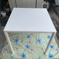 f●■IKEA MELLTORP メルトルプ 正方形 テーブル 2人掛け・75×75×74cmの画像