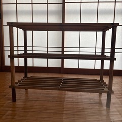 お取引中　木製棚の画像