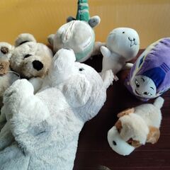 【相模原市中央区田名】リユース品 ぬいぐるみ色々22個★チコちゃん/ポケモン/ディズニー/ピクサー/ワンちゃん/他の画像