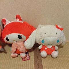 バラ売り可能サンリオぬいぐるみまとめの画像