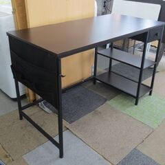 幅120㎝  デスク 引き出し付き フリーデスク 奥行58㎝×高さ74.5㎝  PCデスク 札幌 北20条店の画像