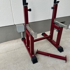 値下げ可　ベンチプレス台　セーフティ付きの画像
