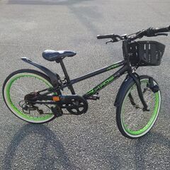 自転車　22インチ　ギアチェンジ付き　子供用の画像