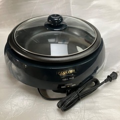 【未使用】Gristel GRILL PAN 黒 ホットプレートの画像
