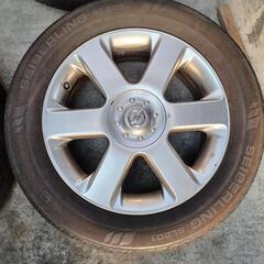 215/60R17　アルミ　タイヤ4本セット　No.265　E51エルグランドの画像