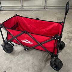 ★特価★DABADA キャリーワゴン レッド  キャリーカート  キャンプ BBQ アウトドア の画像