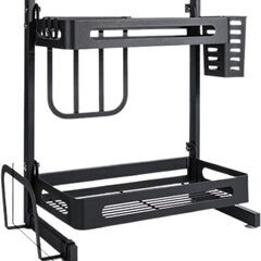 【‎Habrur】スタイリッシュで機能的なキッチン収納ラックの画像