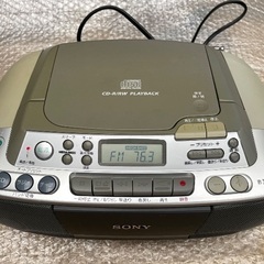 SONY CDラジカセ　グレーの画像