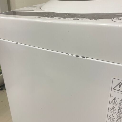  24905  一人暮らし洗濯機　風乾燥 TOSHIBA 2021年製 5.0kg ◆大阪市内・東大阪市他 6,000円以上ご購入で無