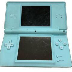 186000 現状品 Nintendo 任天堂 ニンテンドーDS Nintendo DS Lite USG-001  黒  アクアブルー 2点まとめ売り [241203HM060060]の画像