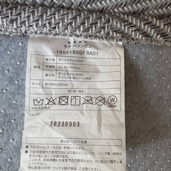 決定ニトリのラグ（リビング）の画像