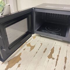  24896  フラットテーブル電子レンジ YAMAZEN 2022年製 50/60Hz ◆大阪市内・東大阪市他 6,000円以上ご購入で無料配達いたします！◆ ※高槻・枚方方面◆西宮・尼崎方面◆生駒方面　それぞれ条件付き無料配送あり！            の画像