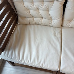安くお譲り致します。IKEAソファ
の画像