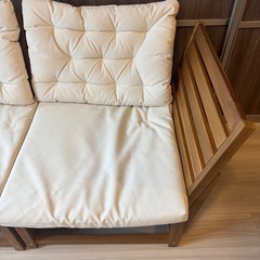 安くお譲り致します。IKEAソファ
の画像
