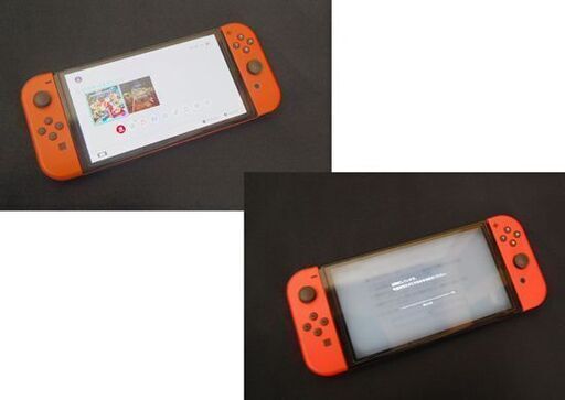 数回のみ使用 任天堂 ニンテンドースイッチ HEG-001 有機ELモデル マリオレッド 動作確認済み Nintendo Switch 付属品完品 札幌市 清田区 平岡