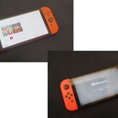 数回のみ使用 任天堂 ニンテンドースイッチ HEG-001 有機ELモデル マリオレッド 動作確認済み Nintendo Switch 付属品完品 札幌市 清田区 平岡の画像