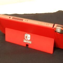 数回のみ使用 任天堂 ニンテンドースイッチ HEG-001 有機ELモデル マリオレッド 動作確認済み Nintendo Switch 付属品完品 札幌市 清田区 平岡の画像