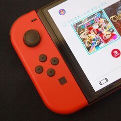数回のみ使用 任天堂 ニンテンドースイッチ HEG-001 有機ELモデル マリオレッド 動作確認済み Nintendo Switch 付属品完品 札幌市 清田区 平岡の画像