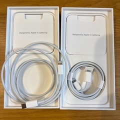 iPhone13 2台分ケース、充電器の画像
