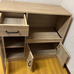 食器棚　レンジ台　の画像