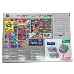 186000 現状品 Nintendo 任天堂 ニンテンドウ ニンテンドークラシックミニ ソフト20＋1タイトル内蔵 CLV-301  レトロゲーム [241221HM060236]の画像