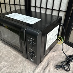 東w#499 電子レンジ MW-Y177(B)6 【60Hz専用】 山善 2019年200W~700W ブラック 動作品の画像