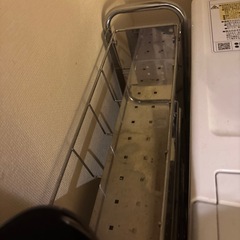 隙間収納ワゴン洗濯機、洗面所、の画像