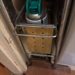 隙間収納ワゴン洗濯機、洗面所、の画像