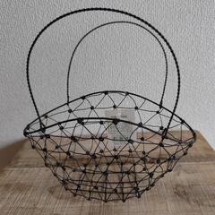 ワイヤーバスケット　新品　両ハンドルの画像