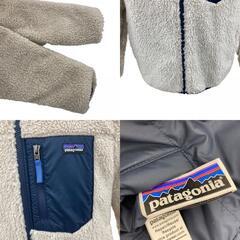 186005 現状品 patagonia パタゴニア その他アウター リバーシブルジャケット ネイビー/ベージュ ポリエステル レディース [241218HM240207]の画像