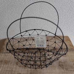 新品　ワイヤーバスケット　両ハンドルの画像