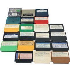 186000 現状品 任天堂 ／ Nintendo ニンテンドー ファミコン ファミコンソフト ランダムゲームソフト 21本 まとめ売り マリオ ワイワイワールド ドラえもん ゲゲゲの鬼太郎 燃えろプロ野球 [241227HM060502]の画像