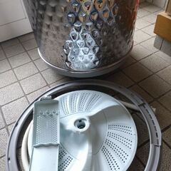 札幌市近郊の方限定！送料無料！分解清掃済！2024年製！ニトリ 洗濯機 NT60L1BK 6.0kgの画像