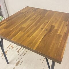  24874  正方形ダイニングテーブル幅75cm    ◆大阪市内・東大阪市他 6,000円以上ご購入で無料配達いたします！◆ ※高槻・枚方方面◆西宮・尼崎方面◆生駒方面　それぞれ条件付き無料配送あり！            の画像