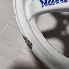 廃盤希少　RAYS レイズ TE37C ホワイト 16x7.0jj PCD100 /5H OFF+46 【直接手渡し希望＆関東は別料金で配送します】の画像