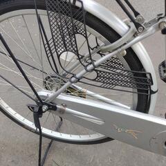 26インチ 🚲 中古 自転車 8,480円 🔑鍵 💡ライト付 新規防犯登録料コミ 912の画像